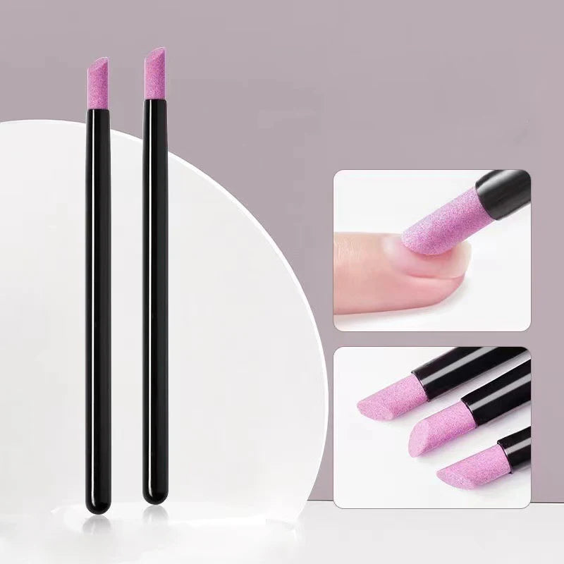 Double-Headed Nail Polishing Pen | Cuticle Remover & Buffer Nail Polishing Pen QXL