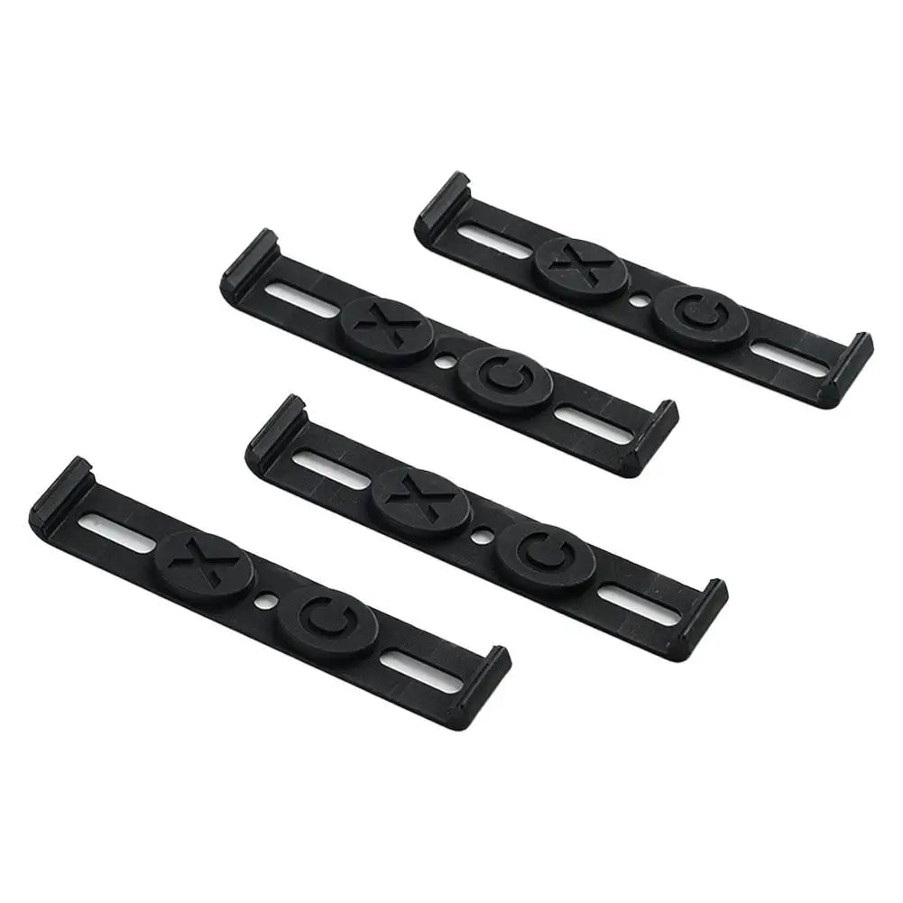 4-Pack Frameless License Plate Holder | Weatherproof ABS License Plate Holder QXL