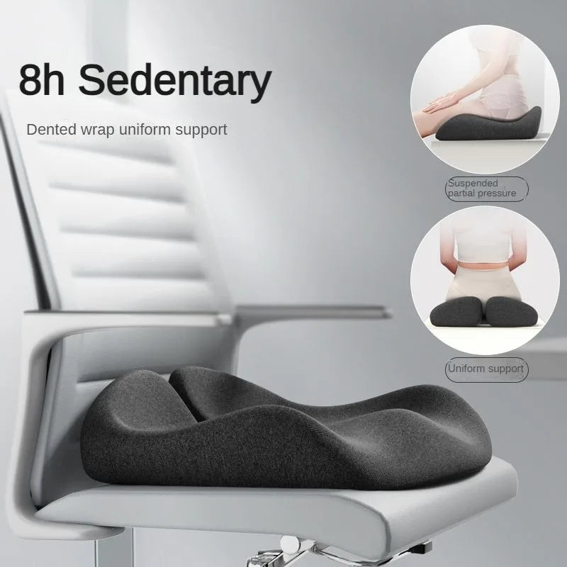 Memory Foam Coccyx Seat Cushion | Office Chair & Car Memory Foam Seat Cushion QXL