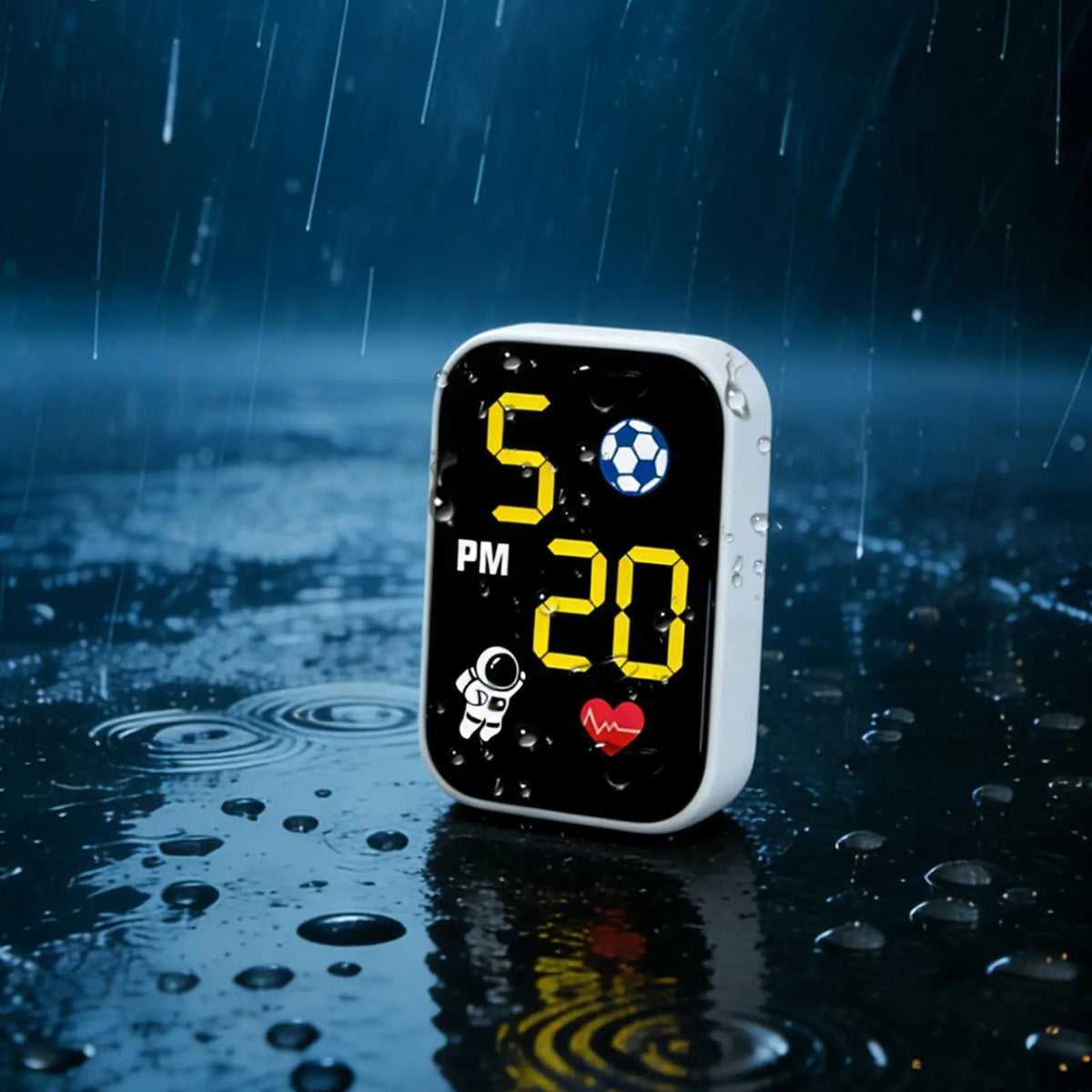 Waterproof Mini Motorcycle Dashboard Clock with LED Light Motorcycle Dashboard Clock QXL