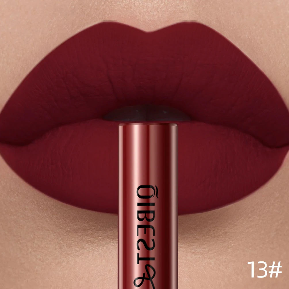 QiBest Matte Liquid Lipstick | 24-Color Velvet Lip Gloss Liquid Lipstick QXL