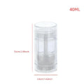Empty Twist-Up Deodorant Tubes | Refillable DIY Containers 40/75ml Deodorant Tube Container QXL 40ML