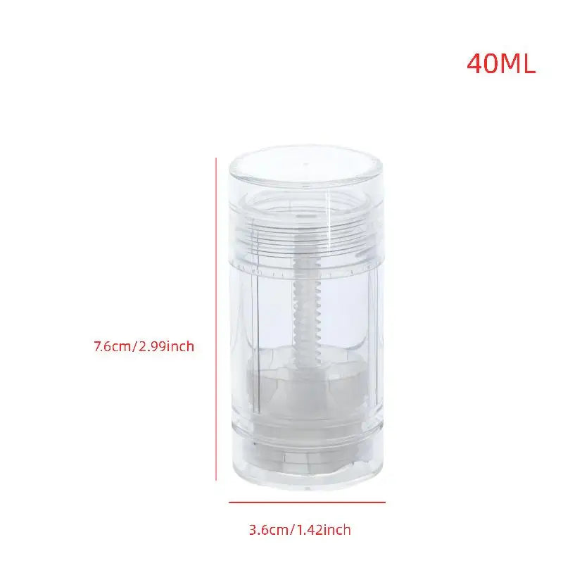 Empty Twist-Up Deodorant Tubes | Refillable DIY Containers 40/75ml Deodorant Tube Container QXL 40ML