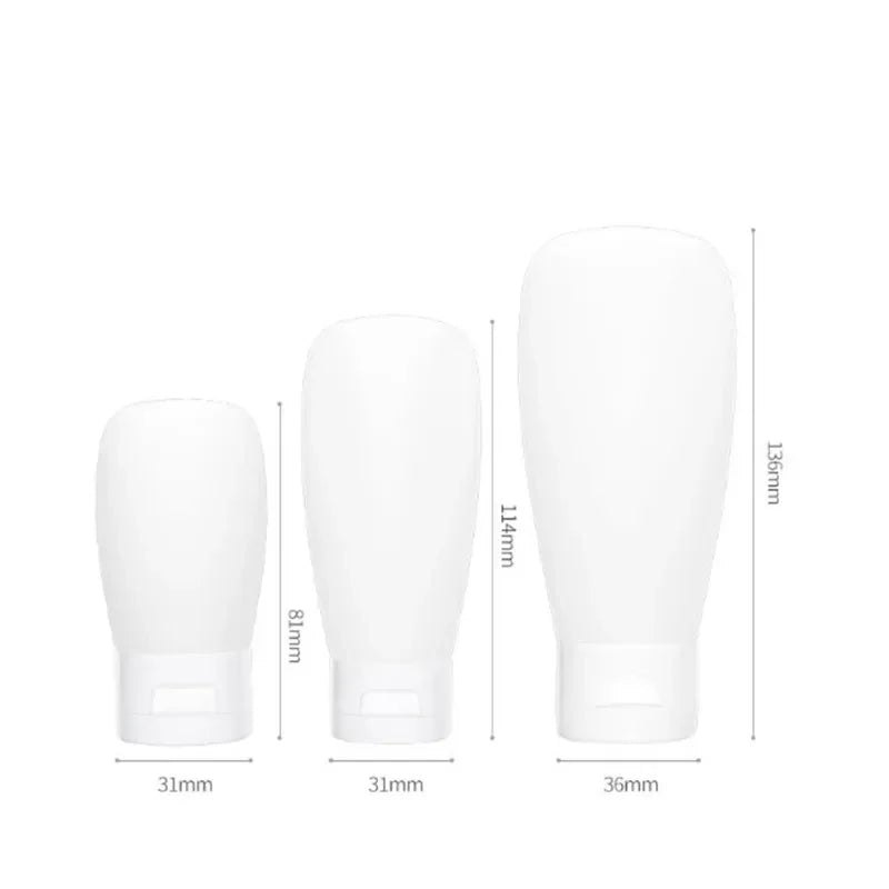 PE Refillable Travel Squeeze Bottles 30–150ml | Lotion & Shampoo Travel Squeeze Bottles QXL
