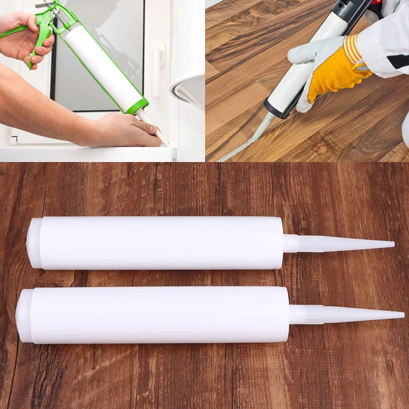 Refillable Caulk Tube Caps & Sealant Squeeze Bottles 1–3 Pcs Caulk Applicator Tool QXL