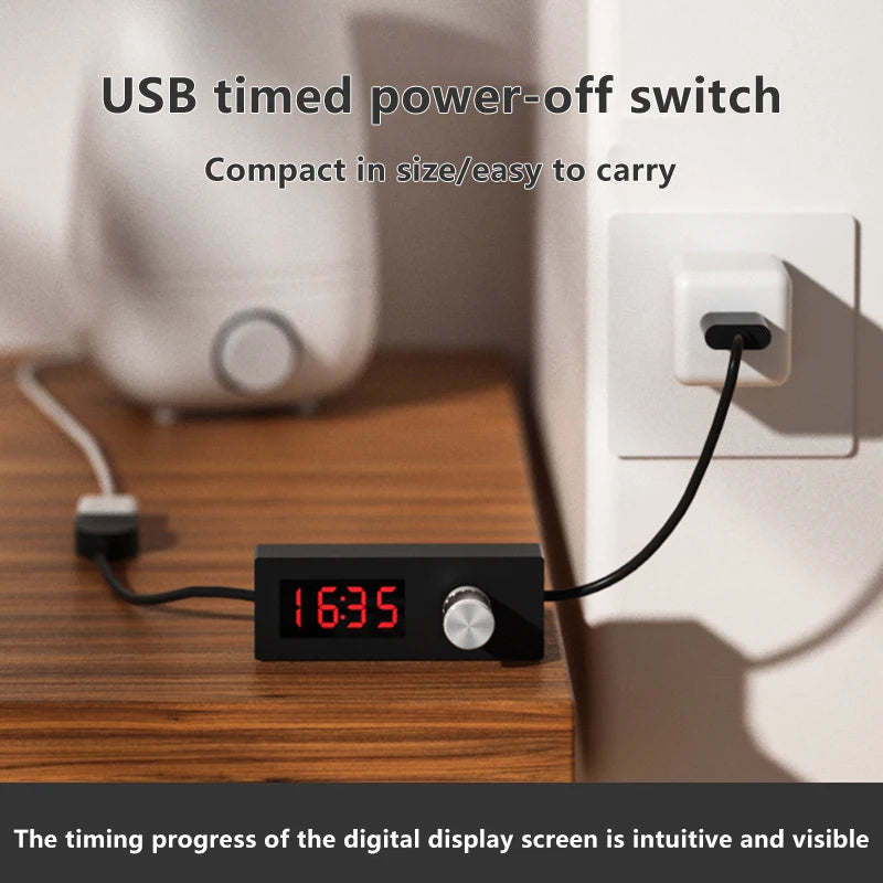 24H USB Countdown Timer Switch | Digital Auto Shutdown USB Timer Switch QXL