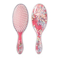 Unicorn Magic Detangling Massage Hair Brush – Anti-Static Detangling Hair Brush QXL Round red