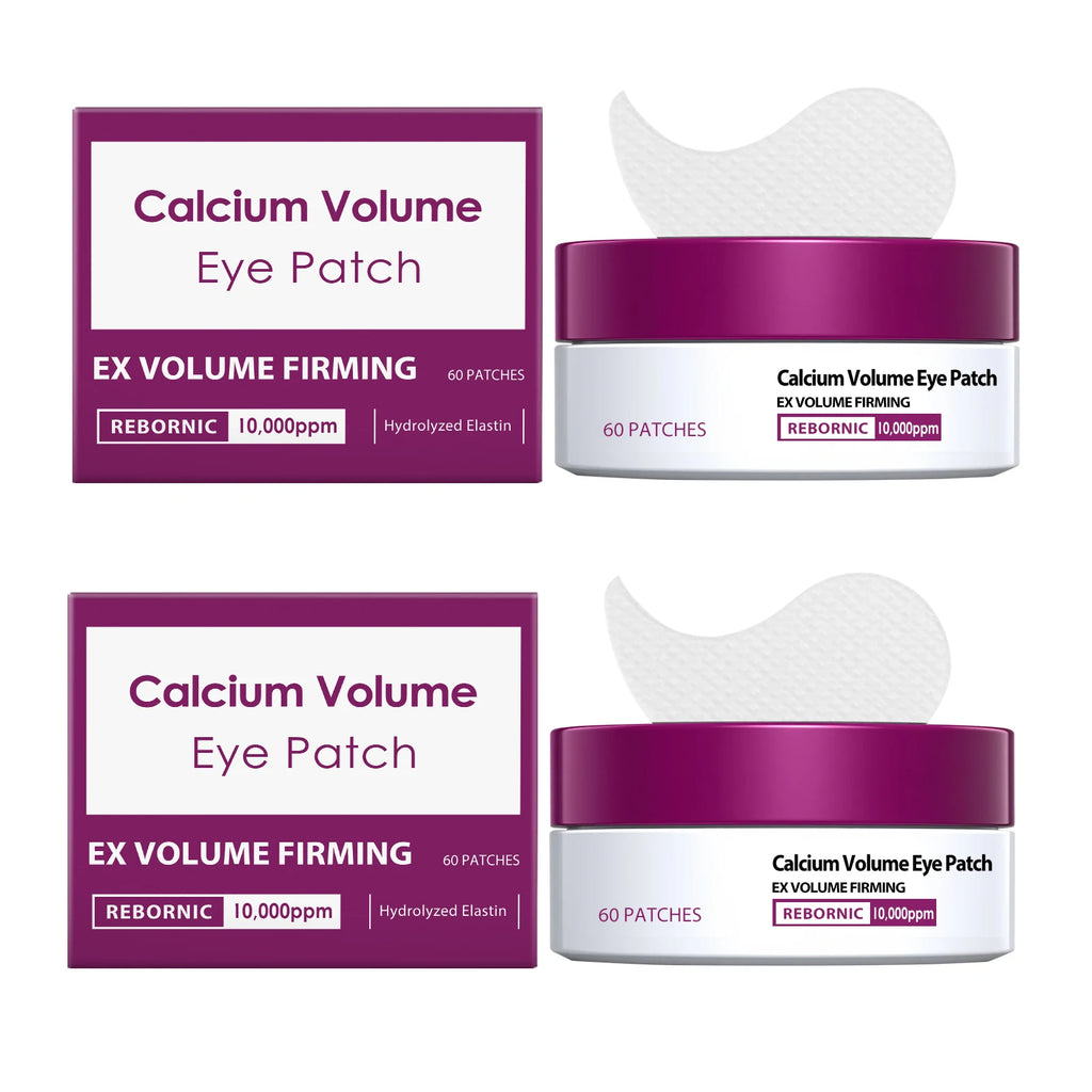 Calcium Eye Patches – Hydrating, Firming & Brightening 60 pcs Eye Treatment Patches QXL 2 X 60pcs boxed