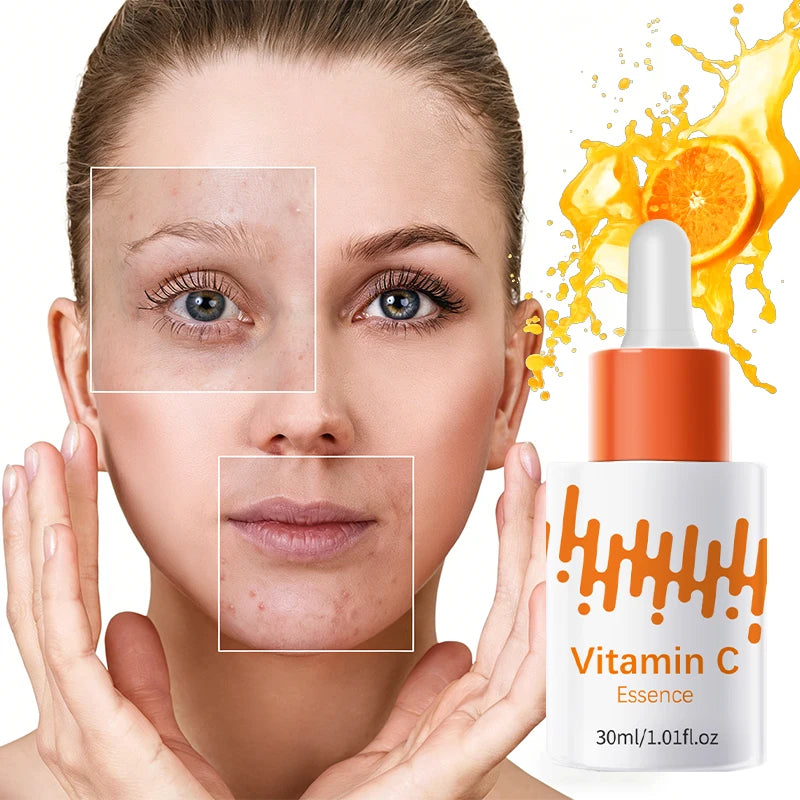 Vitamin C Brightening Face Serum – Hydrating & Fine Line Care Vitamin C Face Serum QXL