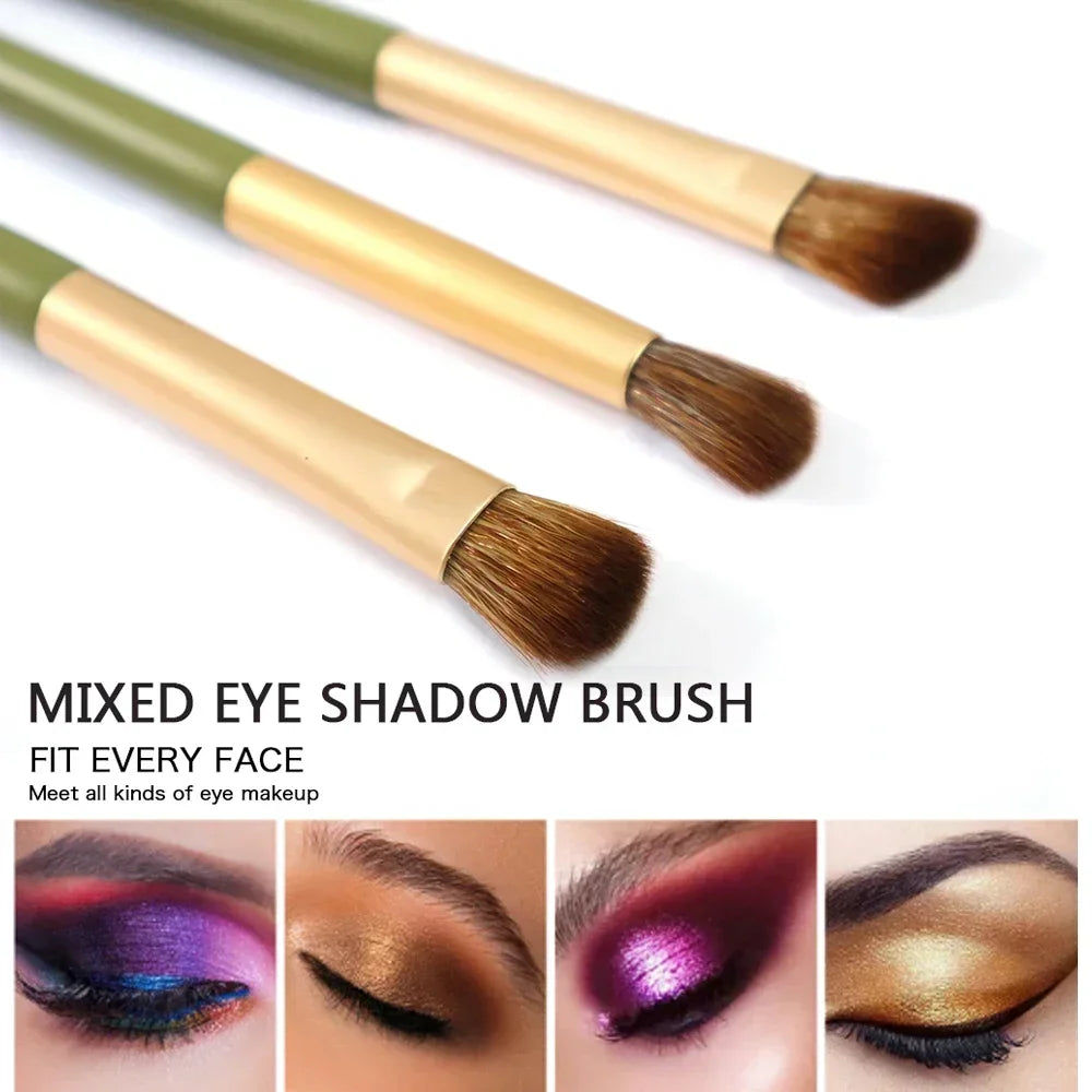 10-Pc Soft Fluffy Makeup Brush Set | Foundation Blush Kabuki Makeup Brush Set QXL