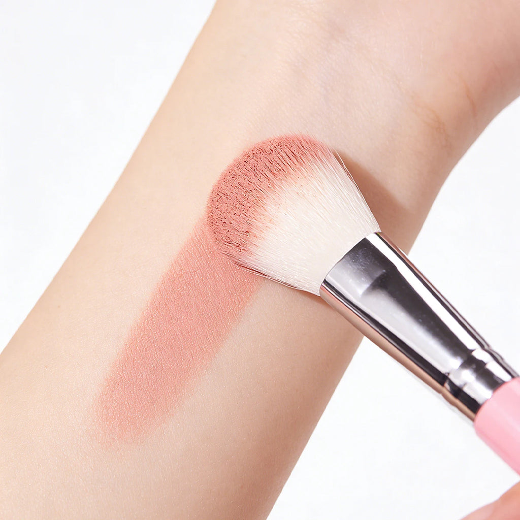 KOSSHOW 7-Pc Mini Makeup Brush Set with Eyeshadow Sponges Makeup Brush Set QXL