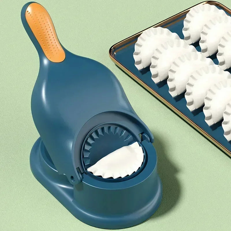 2-in-1 Dumpling Maker & Dough Wrapper Presser | DIY Kitchen Dumpling Maker Tool QXL