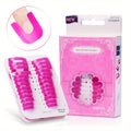 26-Pc Nail Varnish Shield Protectors | 10 Sizes French Tip Nail Varnish Shield QXL pink