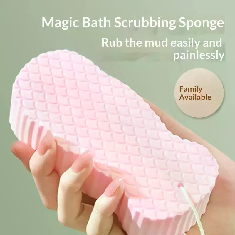 Super Soft Exfoliating Bath Sponge with Hanging Rope Exfoliating Bath Sponge QXL