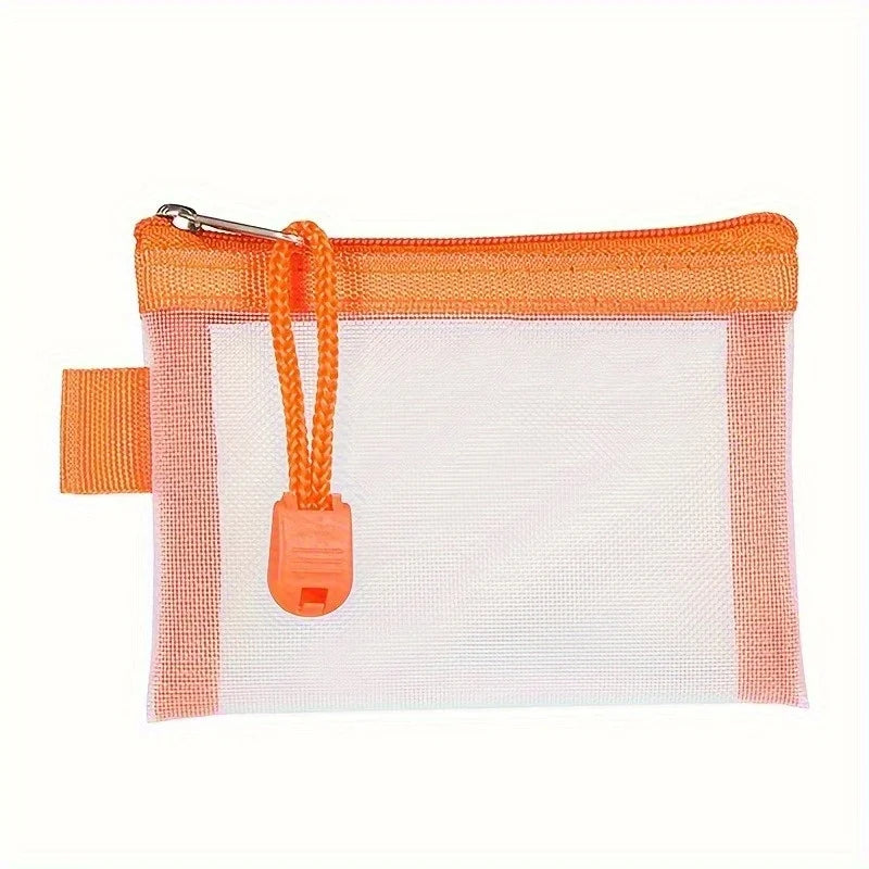 Mini Mesh Zipper Coin Purse | Portable Card & Wallet Bag Mini Coin Purse QXL