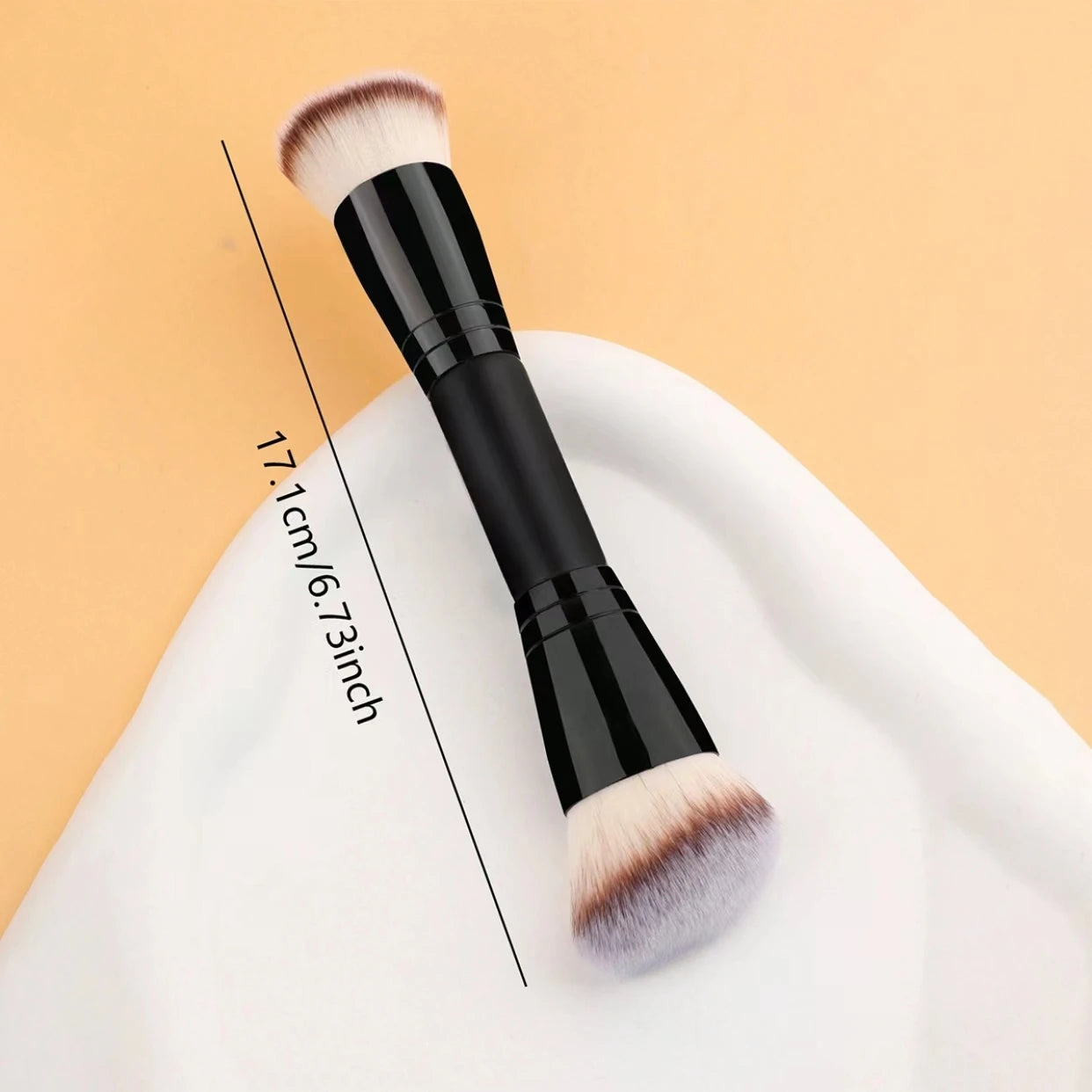 Double-Ended Multifunctional Makeup Brush | Foundation & Contour Makeup Brush QXL