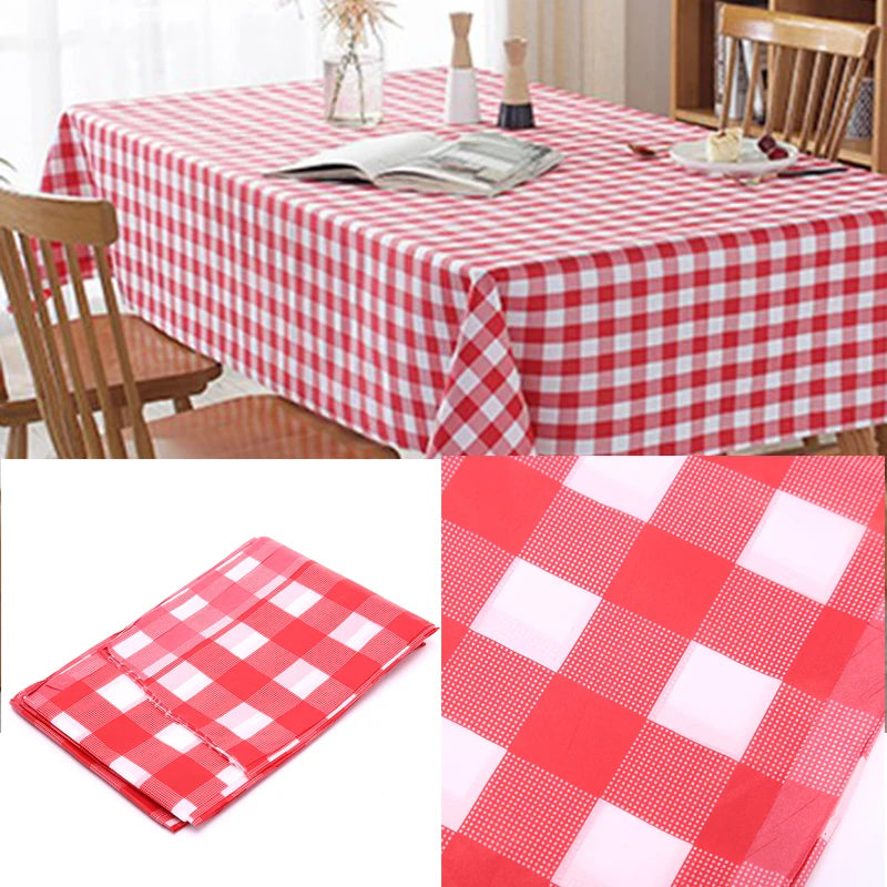Red Checkered Tablecloth 160x160cm | Party & Wedding Décor Party Tablecloth QXL