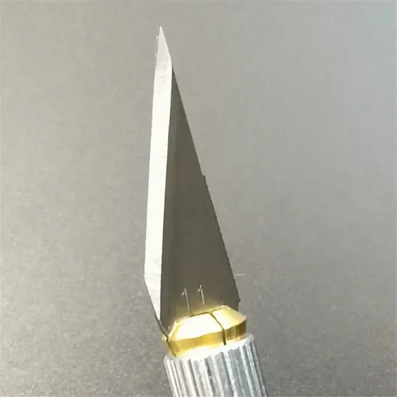50/100-Pc Stainless Steel Scalpel Blades | DIY Wood Carving Kit Craft Scalpel Blades QXL