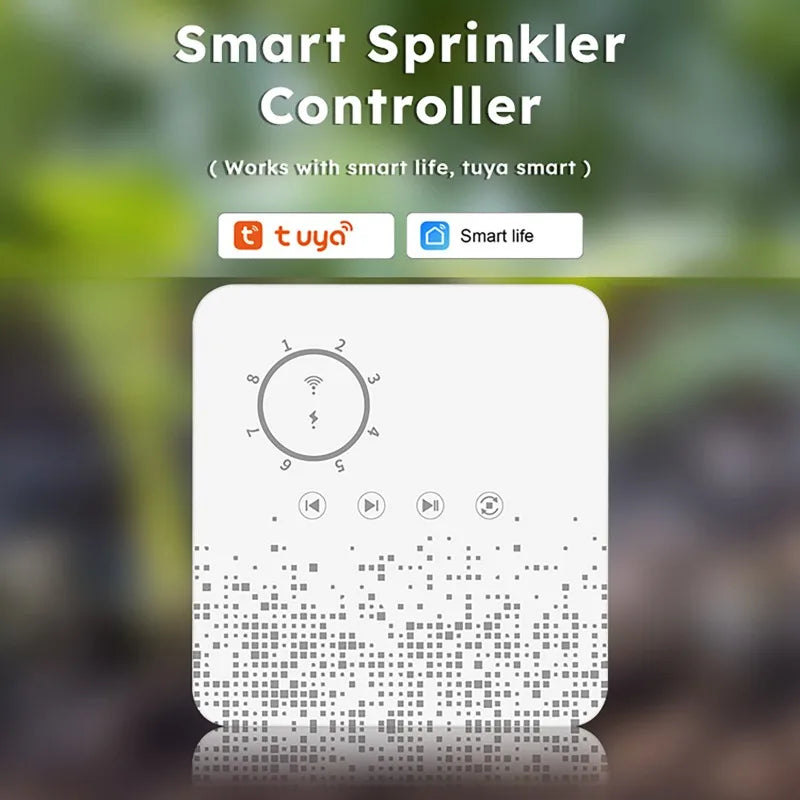 Tuya WiFi Sprinkler Controller | 8-Zone Smart Irrigation Timer Smart Irrigation Controller QXL