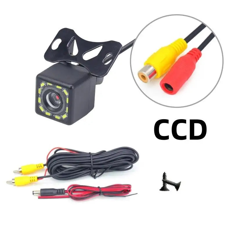 AHD Car Rear View Camera – HD Night Vision 170° Wide Angle Backup Reverse Camera QXL 12LED