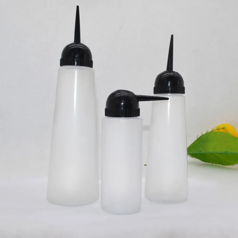 5-Pack 260ml Hair Dye Applicator Squeeze Bottles | Oblique Tip Hair Dye Applicator Bottles QXL