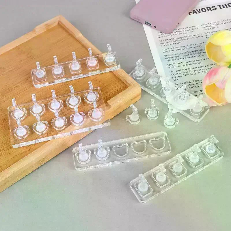 Acrylic Non-Magnetic Nail Display Stand & False Tip Holder Nail Display Stand QXL