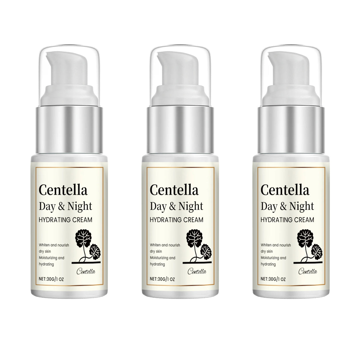 Day & Night Oil-Free Hydrating Cream | All Skin Types Facial Moisturizer Cream QXL 3pcs X 30g