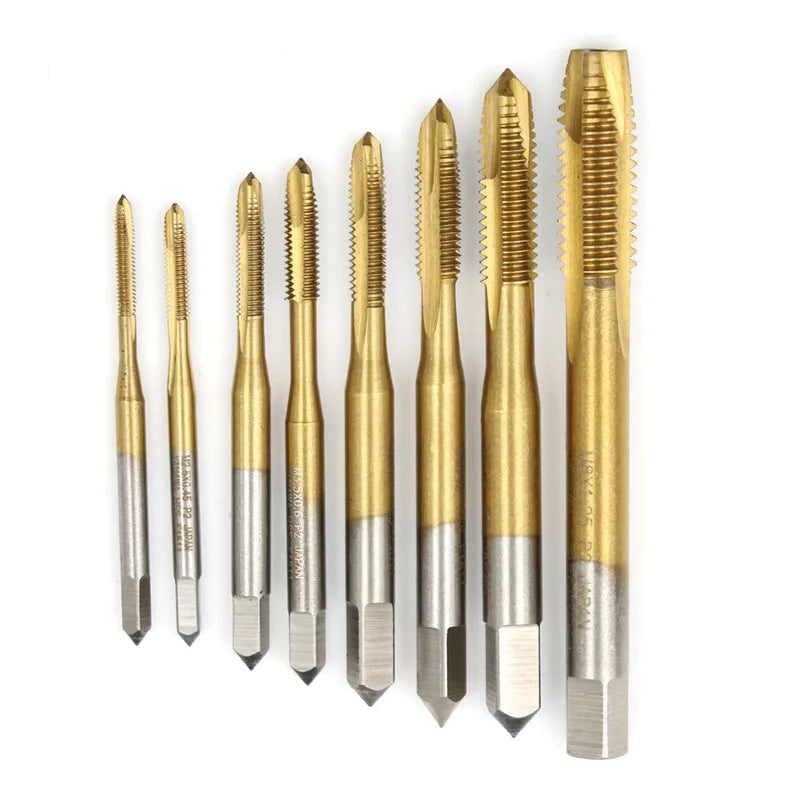 HSS Straight Flute Plug Thread Tap M2–M8 | Metric Tap Set Screw Thread Tap QXL