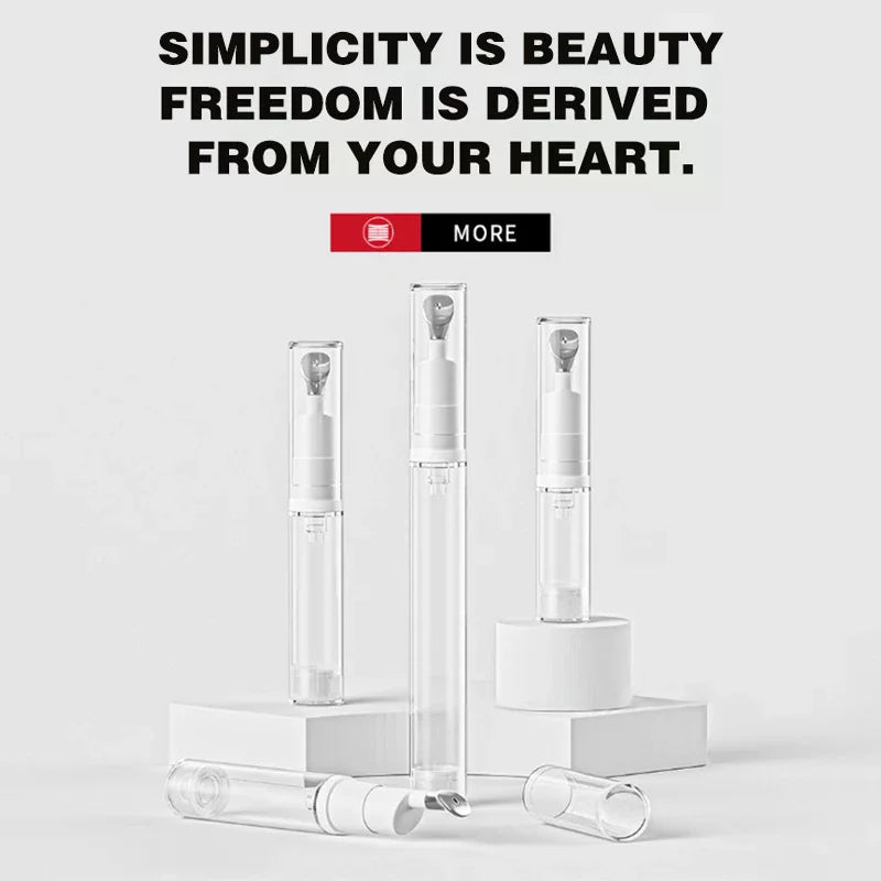 5/10ml Refillable Vacuum Pump Bottle for Eye Cream & Lip Balm Cosmetic Pump Bottle QXL