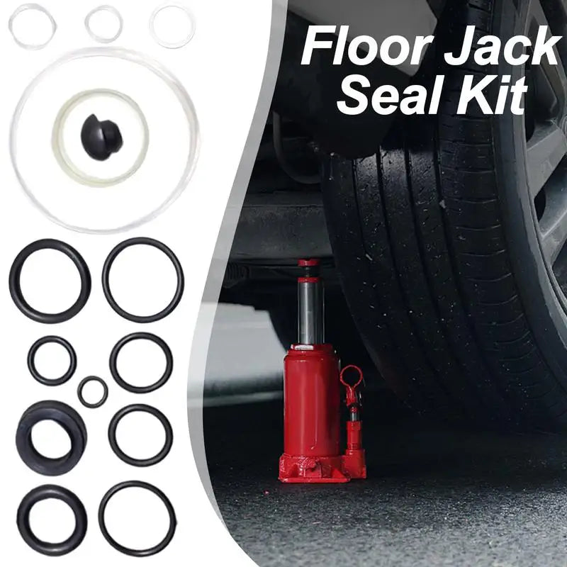 15-Pc Floor Jack O-Ring Seal Replacement Kit | 3-Ton Jack Jack Seal Repair Kit QXL