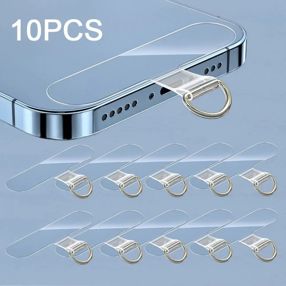 Universal Clear TPU Phone Lanyard Patch & Detachable Strap Pad Phone Lanyard Patch QXL