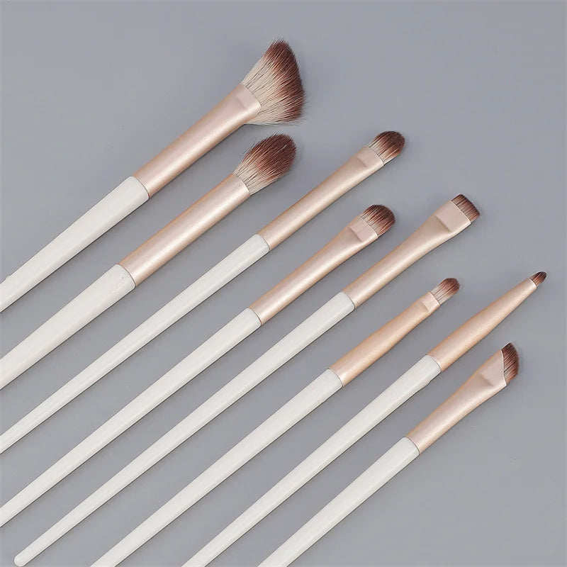 8-Piece Soft Synthetic Eye Makeup Brush Set | Eyeshadow & Liner Eye Makeup Brush Set QXL