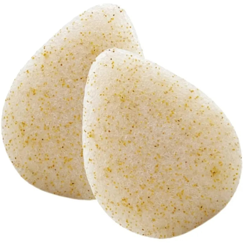 Walnut Seed Konjac Facial Sponge | Gentle Exfoliating Face Puff Exfoliating Face Sponge QXL