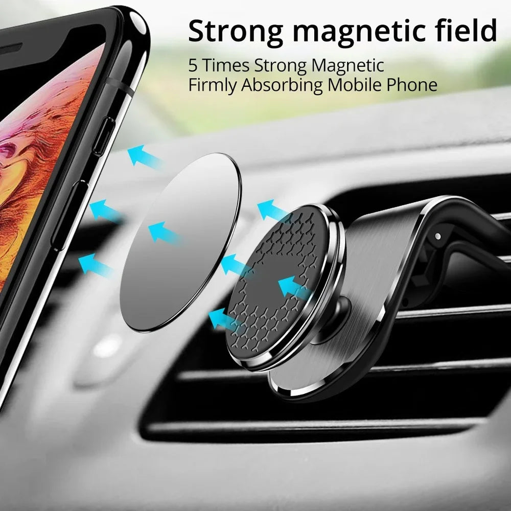 Magnetic Car Phone Holder | Air Vent Mount 360° Rotation Car Phone Mount QXL