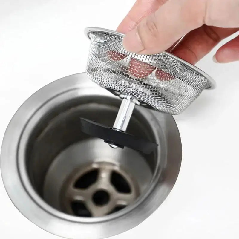 Stainless Steel Kitchen Sink Drain Filter & Mesh Trap Sink Drain Filter QXL