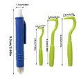 4-Piece Pet Tick & Flea Remover Kit – Hooks & Tweezers Pet Tick Remover Kit QXL Green