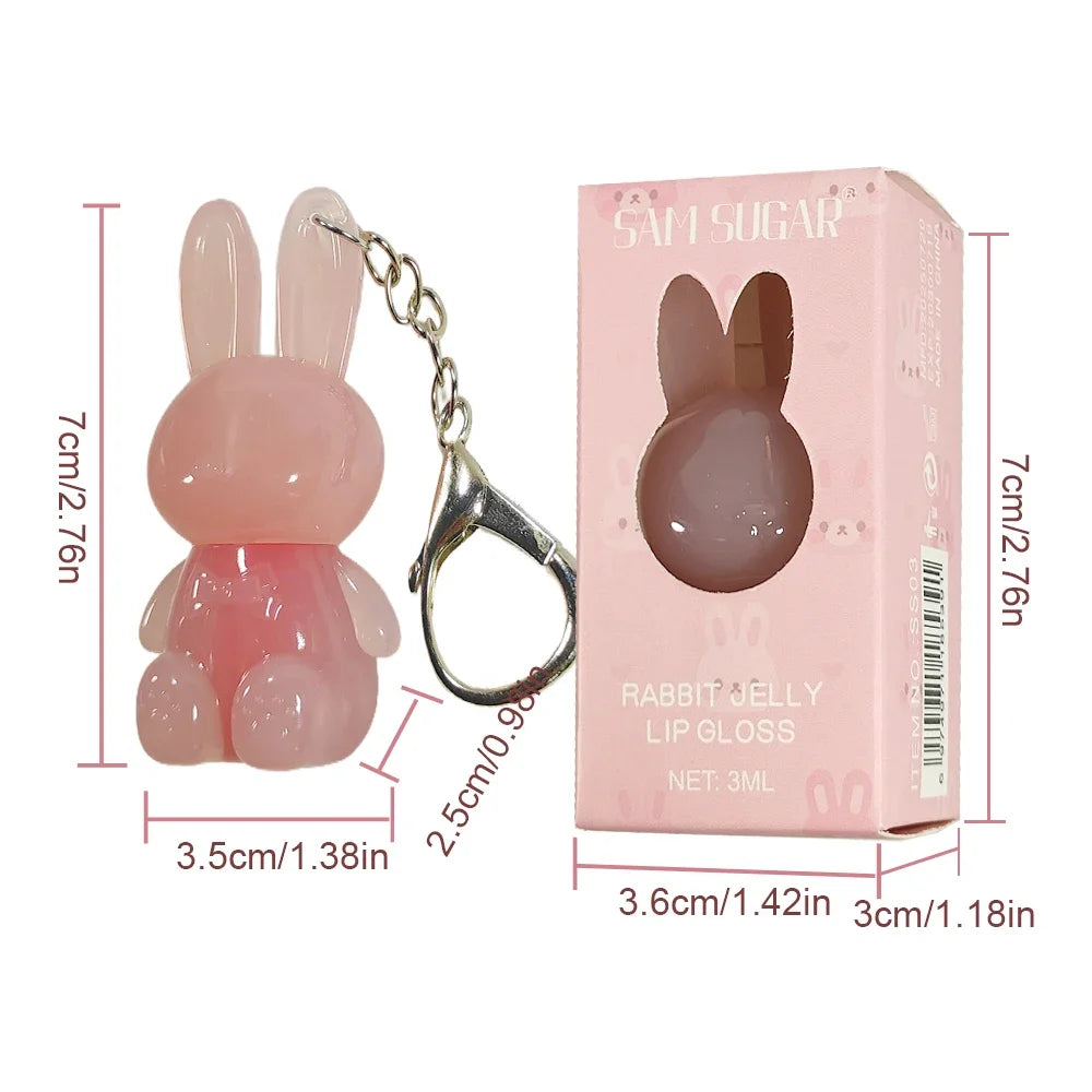 SAM SUGAR Bracelet Keychain Lip Gloss | Moisturizing Long-Lasting Lip Gloss QXL