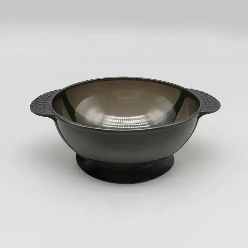 Hair Dye Color Mixing Bowl with Anti-Slip Suction Cup Hair Dye Mixing Bowl QXL Black
