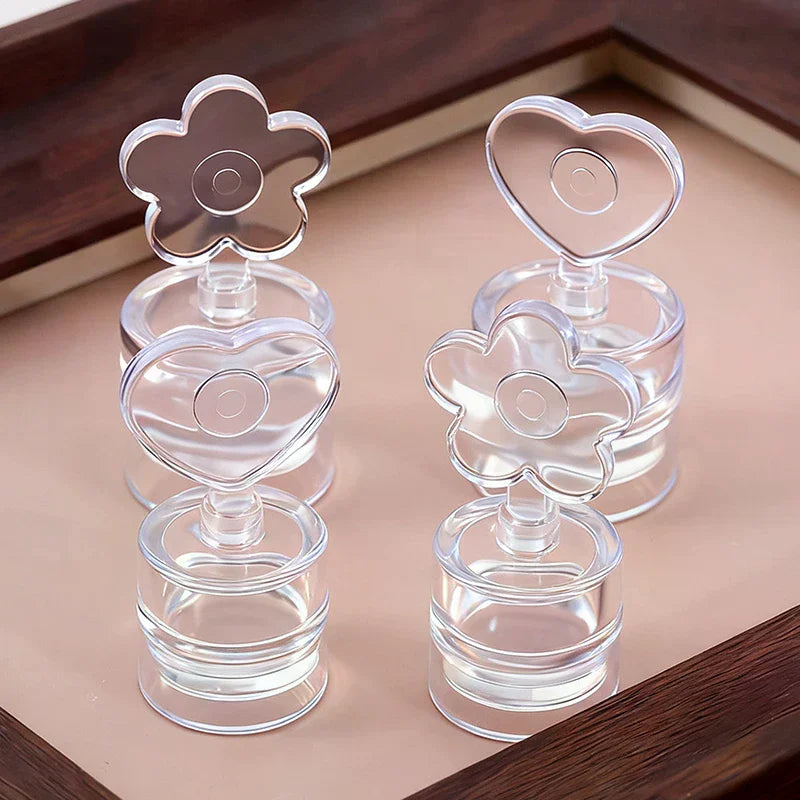 Transparent Jelly Nail Stamper & Scraper | French Tip Tool Nail Art Stamper QXL