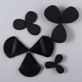 12-Piece Multi-Shape Makeup Sponge & Powder Puff Set Makeup Sponge Set QXL black