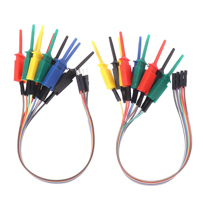 20cm Logic Analyzer Test Hook Clip Probe Cable Kit | IC Chips Logic Analyzer Probe QXL