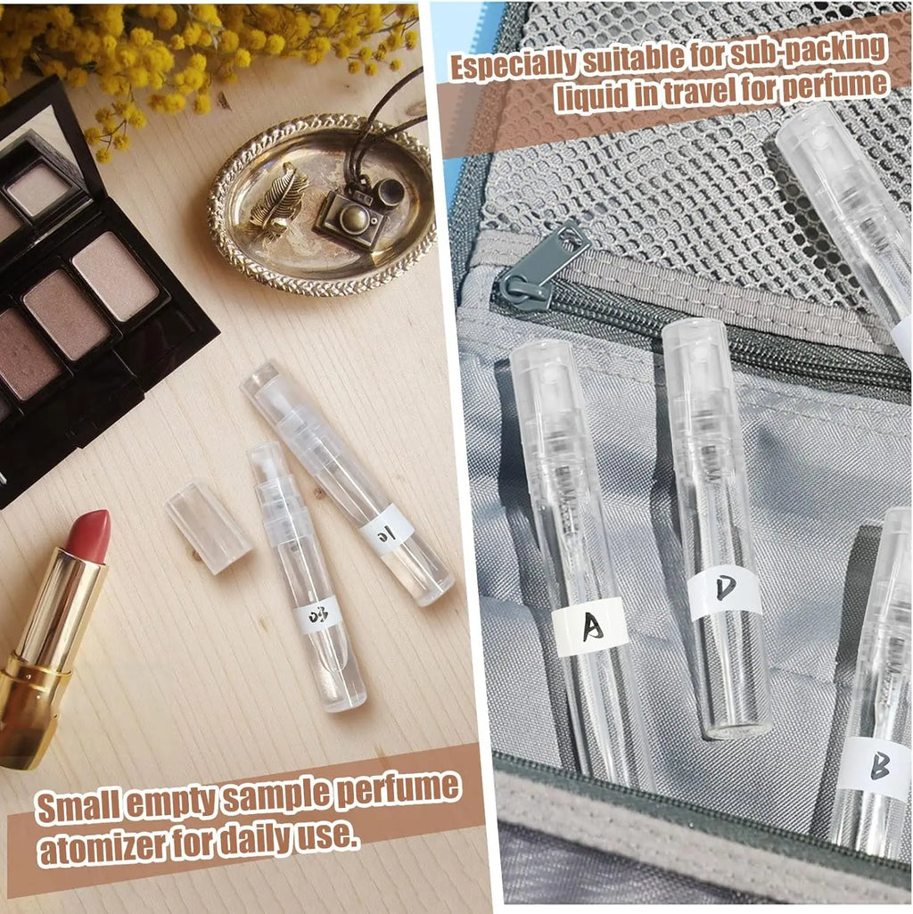 25-Pack Mini Refillable Spray Bottles 2ml 3ml 5ml Travel Set Travel Spray Bottles QXL