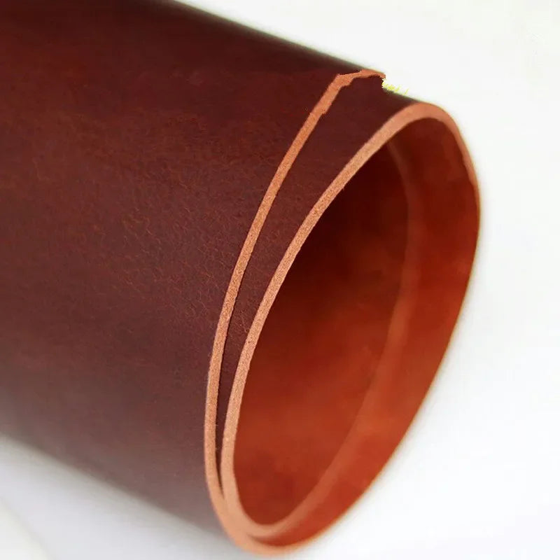 Vegetable Tanned Cowhide Leather Strip 4mm x 140cm Flat Cord Leather Craft Cord QXL
