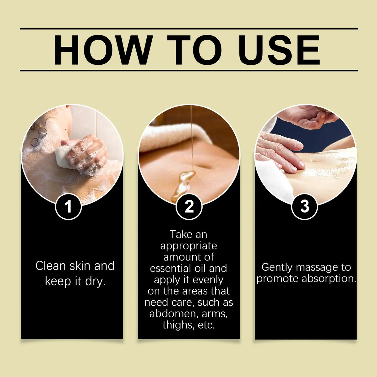OUHOE Firming Body Massage Oil | Collagen & Moisturizing 100ml Body Massage Oil QXL