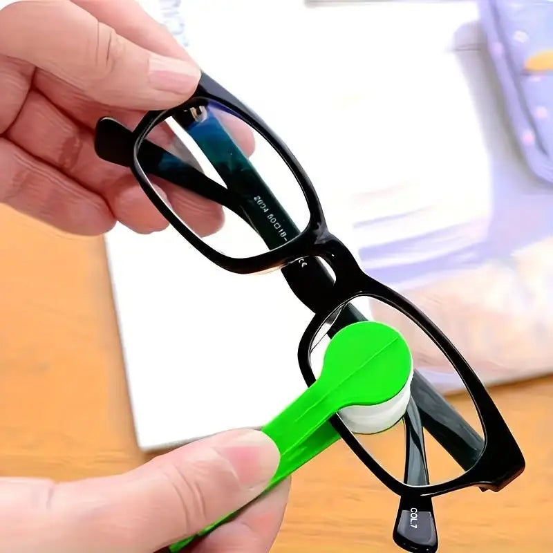 6-Pack Microfiber Eyeglass Cleaning Brush Set with Keychain Eyeglass Cleaning Brush QXL