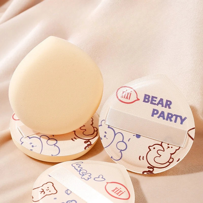 Bear Milk Coffee Makeup Sponge Puff | Foundation Applicator Makeup Sponge Puff QXL