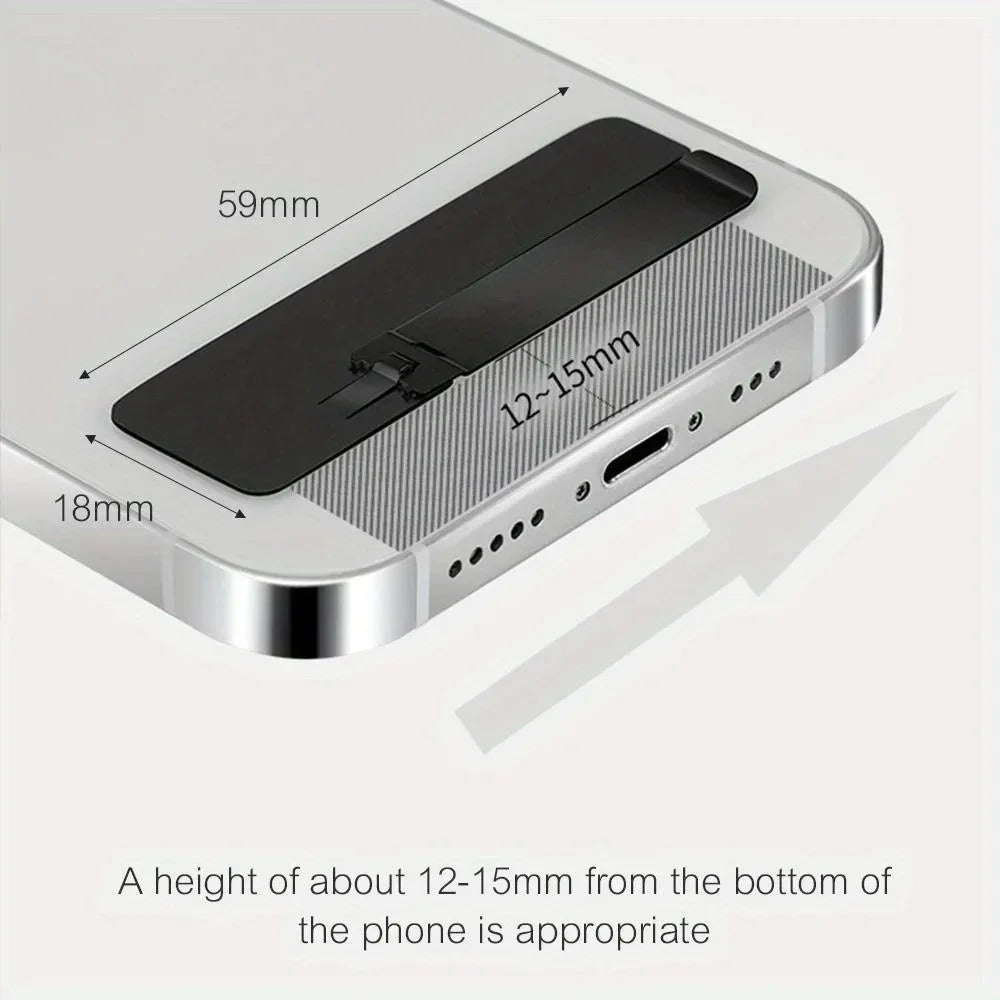 Ultra-Thin Metal Phone Kickstand | Universal Folding Stand Phone Kickstand QXL