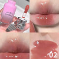 Mirror Lip Gloss | Waterproof High-Saturation Glossy Lip Tint Mirror Lip Gloss QXL Almond
