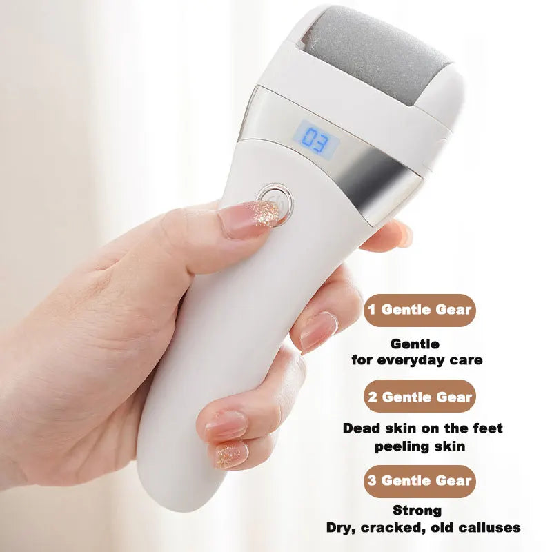 3-in-1 Rechargeable Electric Foot File & Callus Remover Electric Foot File QXL