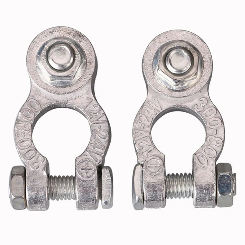 Zinc Alloy Car Battery Terminal Clamps – Positive & Negative Pair Battery Terminal Clamp QXL